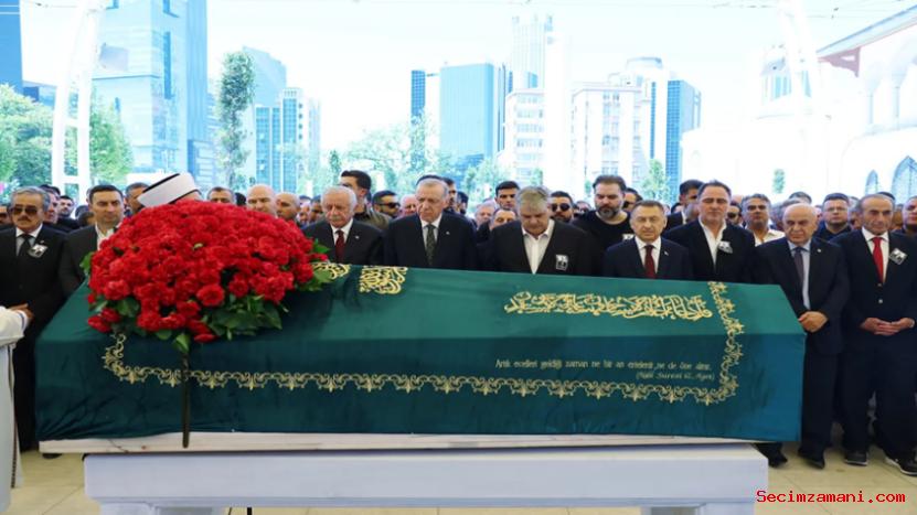 Cumhurbaşkanı Erdoğan, Özer Uçuran Çiller'in Cenaze Törenine Katıldı