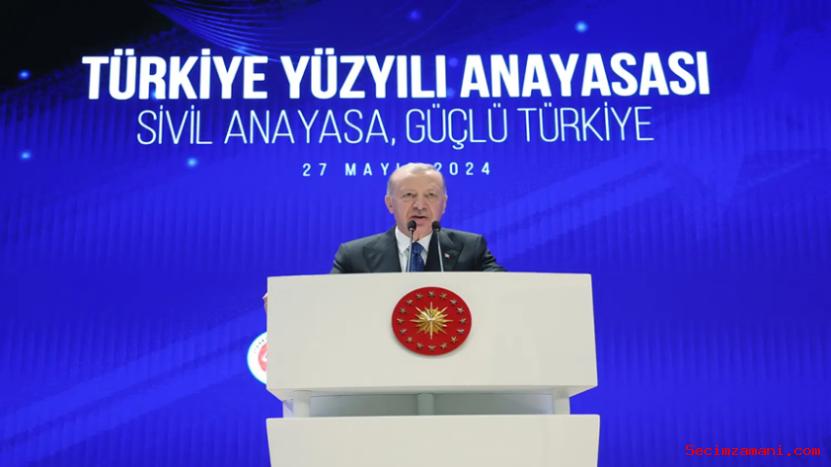 Cumhurbaşkanı Erdoğan, &quot;türkiye Yüzyılı Anayasası Sivil Anayasa Güçlü Türkiye Sempozyumu&quot;nda Konuştu